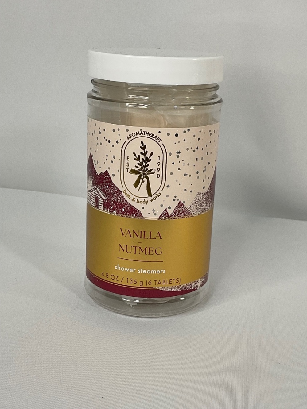 Vanilla Nutmeg shower steamers from B&BW 4.8 oz